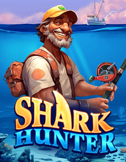 Shark Hunter — slot game cover art