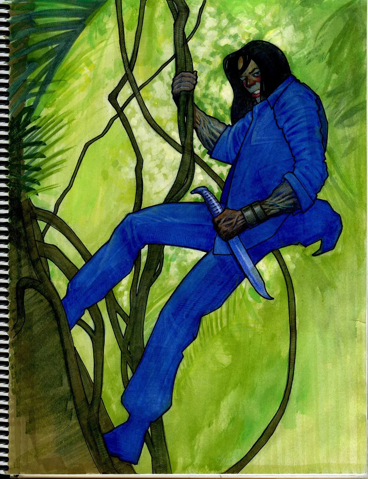 Drawn by hand