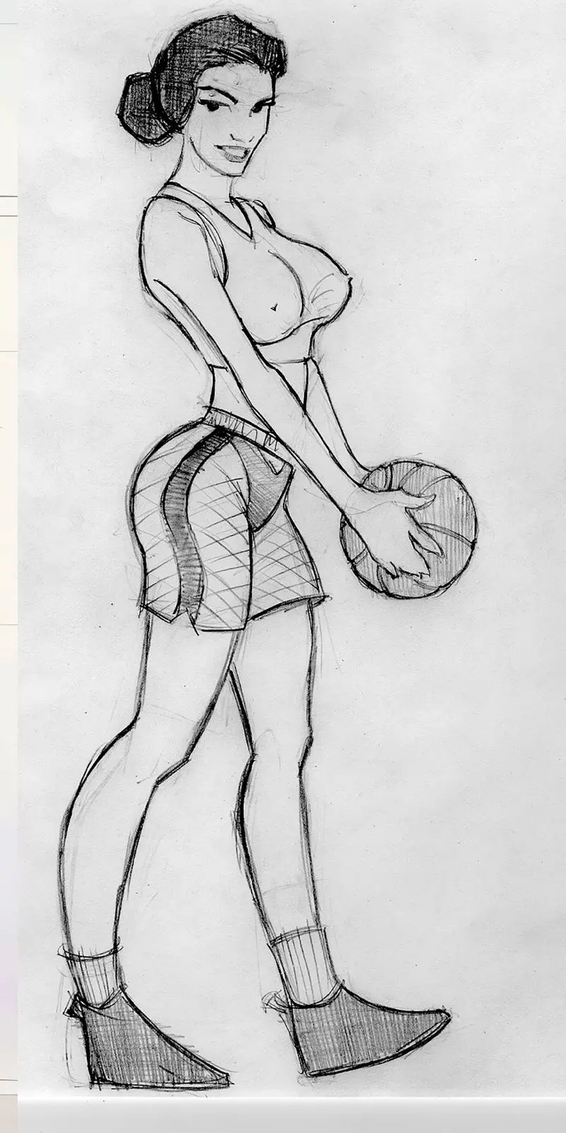 Drawn by hand