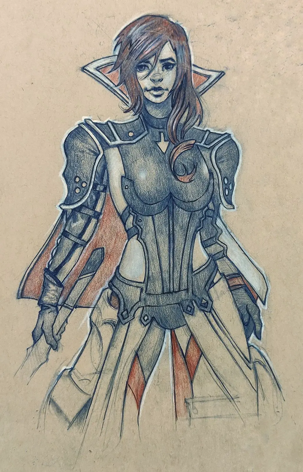 Drawn by hand