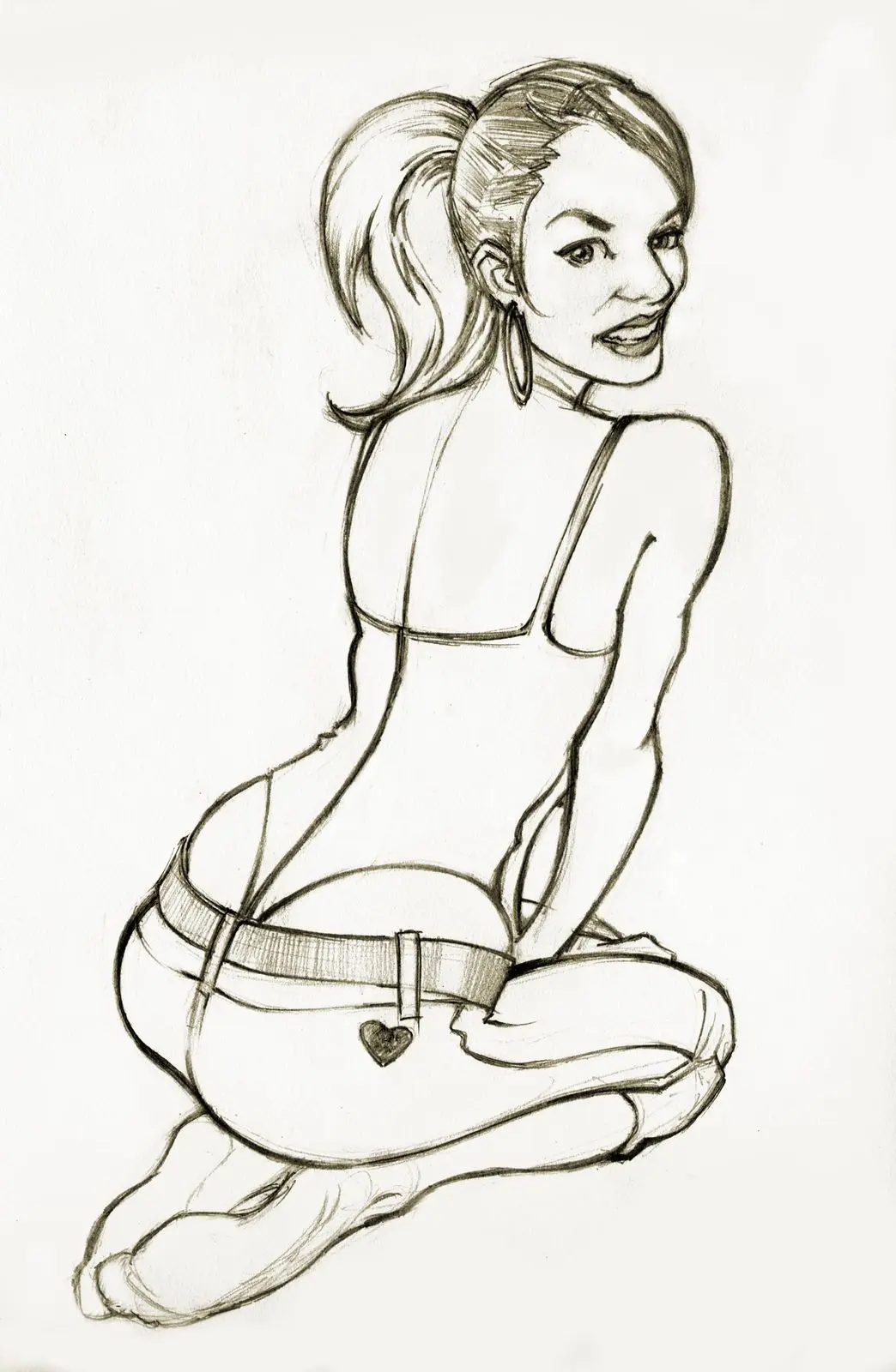 Drawn by hand