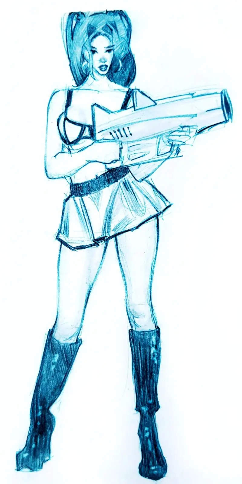 Drawn by hand